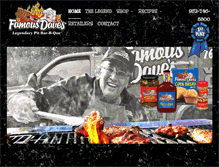 Tablet Screenshot of famousbbq.com